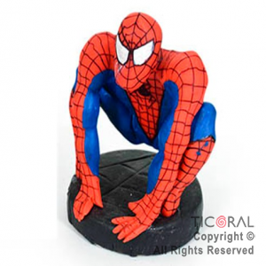 ADORNO SPIDERMAN ROJO A. PORCELANA FRIA x 1